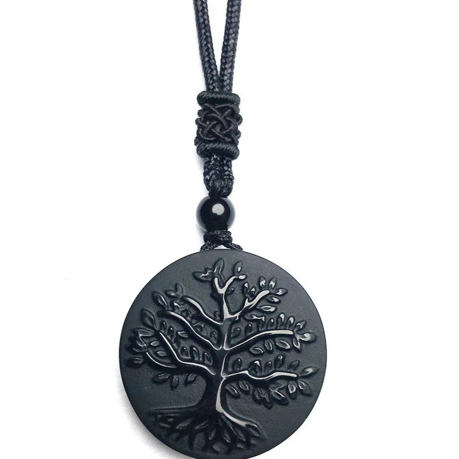 Ancient Israel Pendant - Tree Of Life Crystal Jade - Bricks Masons