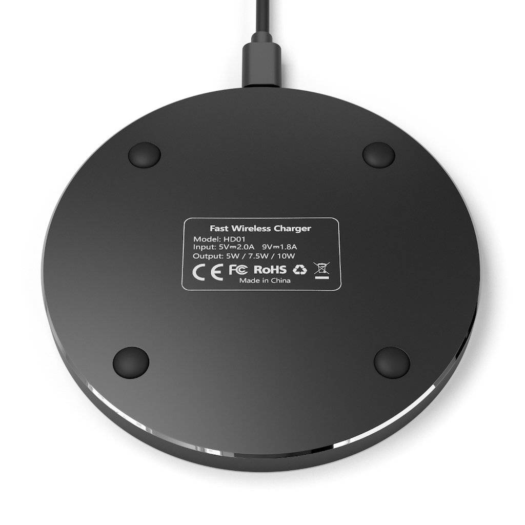 Shriners Wireless Charger - Black & White