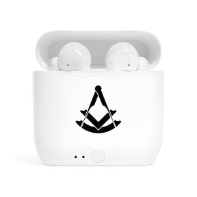 Past Master Blue Lodge Earbud - Black & White