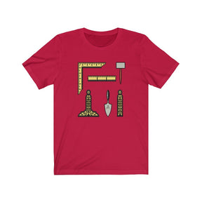 Masonic T-Shirt - Masonic Tools - Bricks Masons