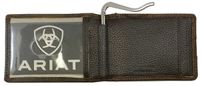 Widows Sons Wallet - Ariat Shield Brown Pop Up Card Case