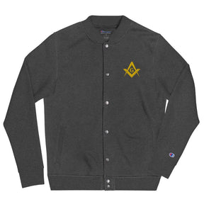 Master Mason Blue Lodge Jacket - Golden Embroidery