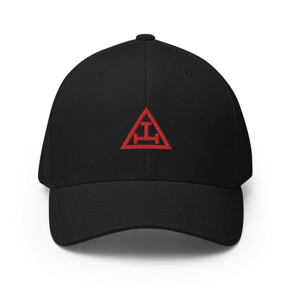 Royal Arch Chapter Baseball Cap - Red Triple Tau Embroidery