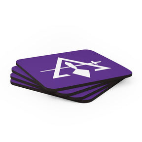 Council Coaster - 4 Pieces Purple Set - Bricks Masons