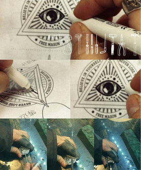 Eye Of Providence Necklace - Stainless Steel - Bricks Masons