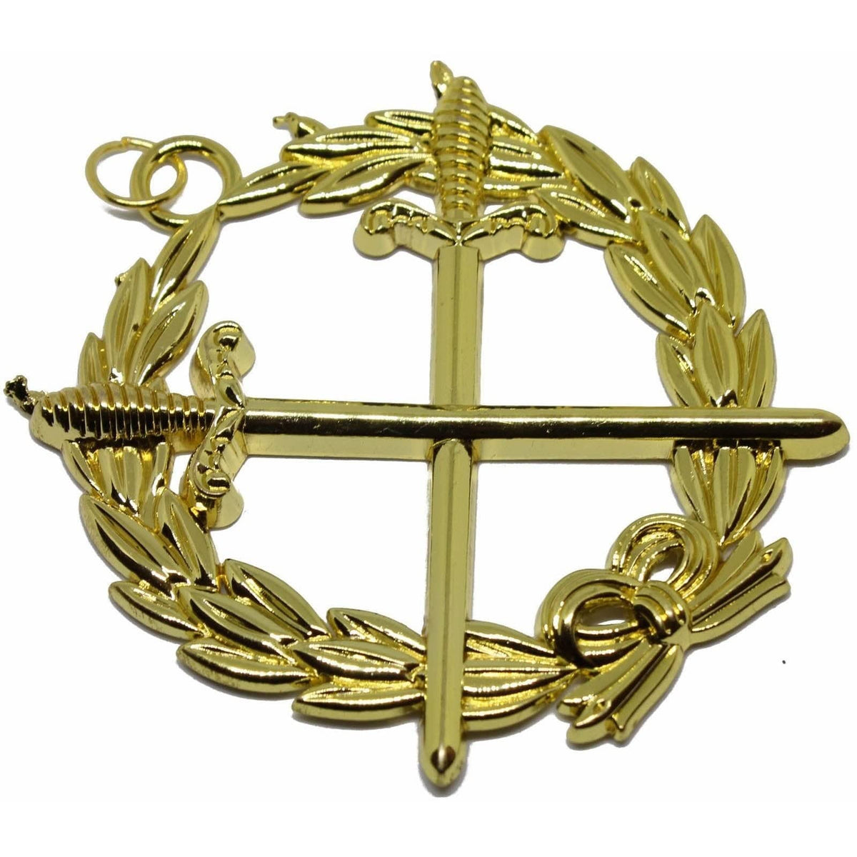 Grand Sentinel Blue Lodge Officer Collar Jewel - Gold Metal - Bricks Masons