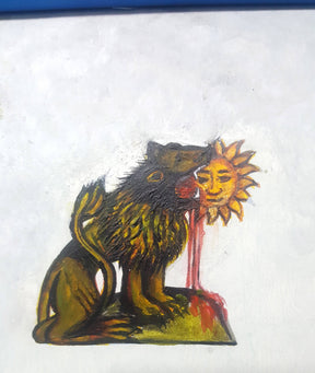 Hand-Painted Apron - Custom Scottish Rite - Bricks Masons