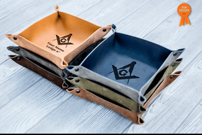 Master Mason Blue Lodge Valet Tray - Various Colors