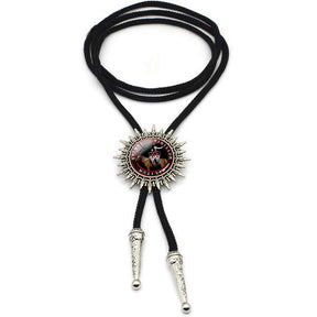 Knights Templar Bolo Tie - Knights On Horseback - Bricks Masons