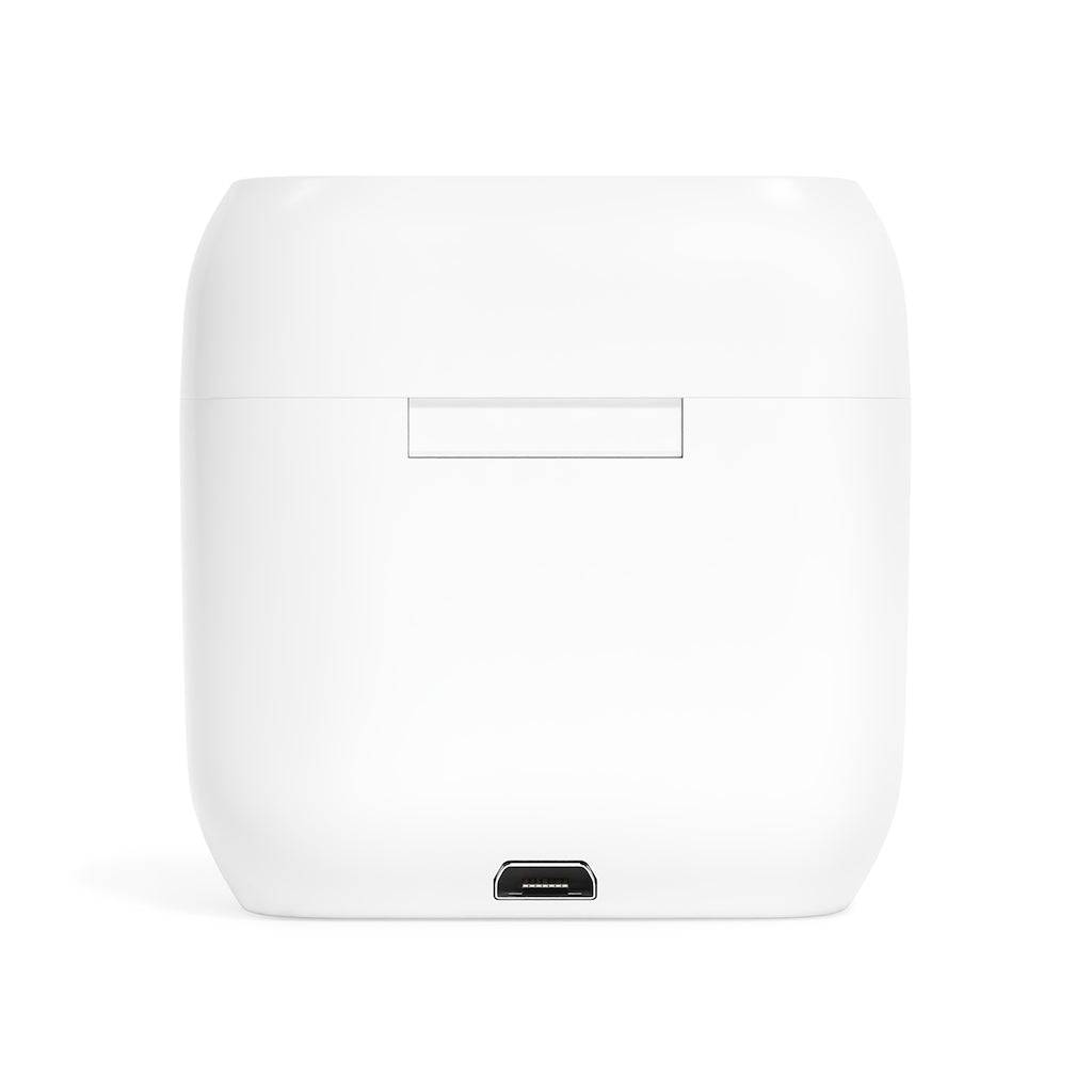 Knights Templar Earbud - White - Bricks Masons