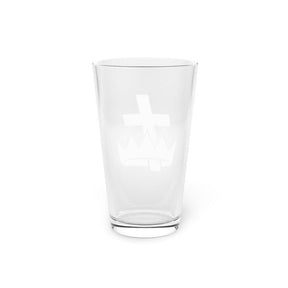Knights Templar Pint Glass - 16oz - Bricks Masons