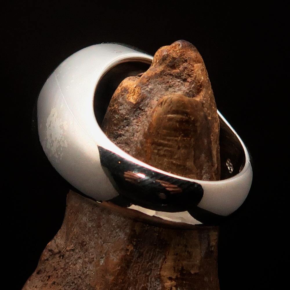 Knights Templar Ring - Blue Celtic Cross Sterling Ring - Bricks Masons