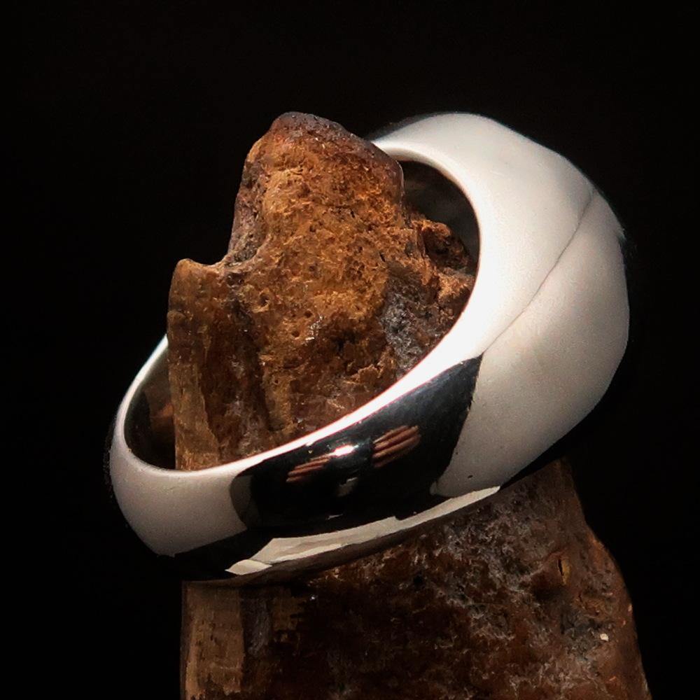 Knights Templar Ring - Blue Celtic Cross Sterling Ring - Bricks Masons