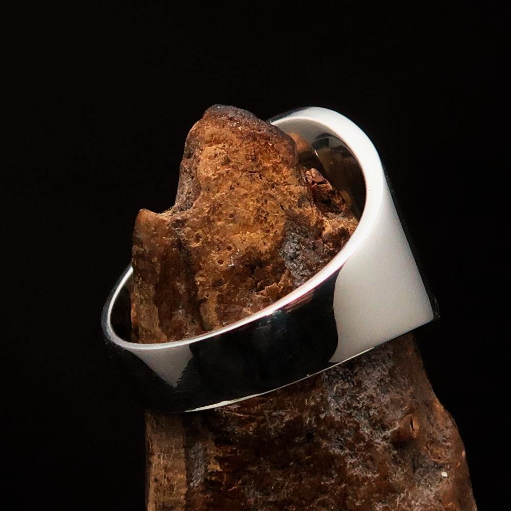 Knights Templar Ring - Knight Fleur De Lis Sterling Silver - Bricks Masons