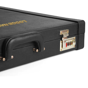 Master Mason Blue Lodge Apron Case -  Hand Embroidery Personalization Various Sizes & Materials - Bricks Masons