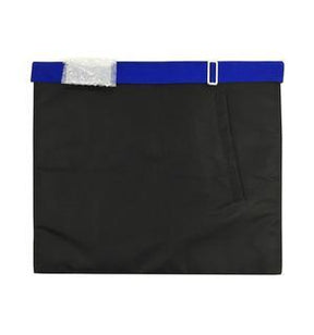 Master Mason Blue Lodge Apron - Royal Blue with Three Rosettes - Bricks Masons