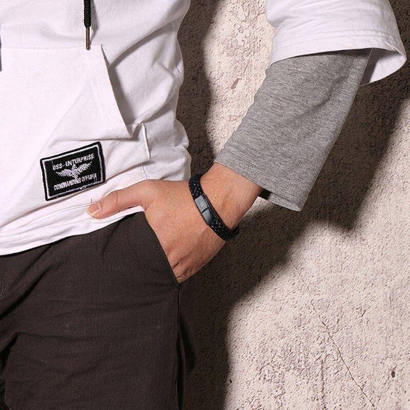 Master Mason Blue Lodge Bracelet - Magnetic Genuine Leather - Bricks Masons