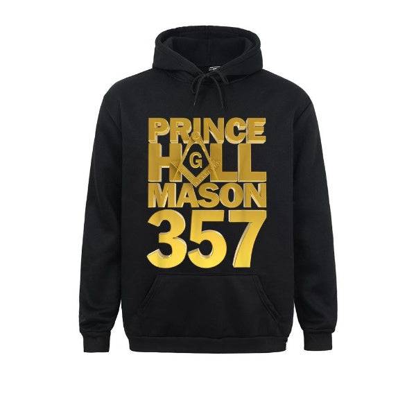 Master Mason Blue Lodge Hoodie - Prince Hall Mason 357 Square and Compass G [Multiple Colors] - Bricks Masons