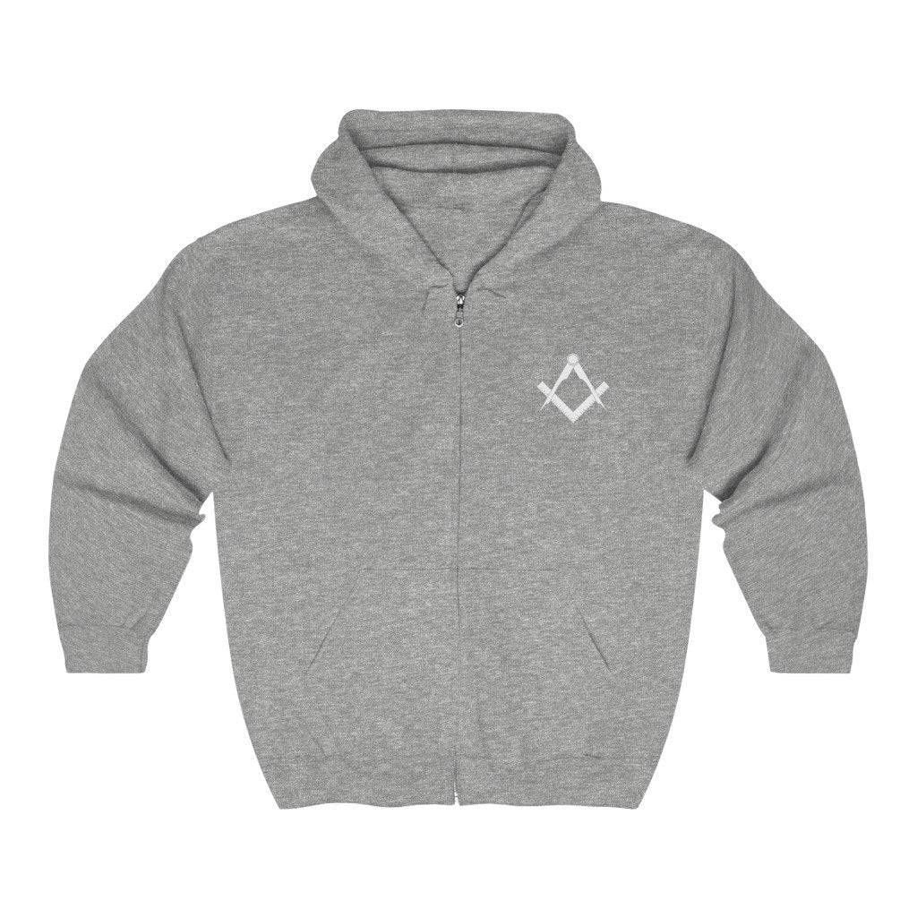 Master Mason Blue Lodge Hoodie - Square & Compass 4 Colors - Bricks Masons