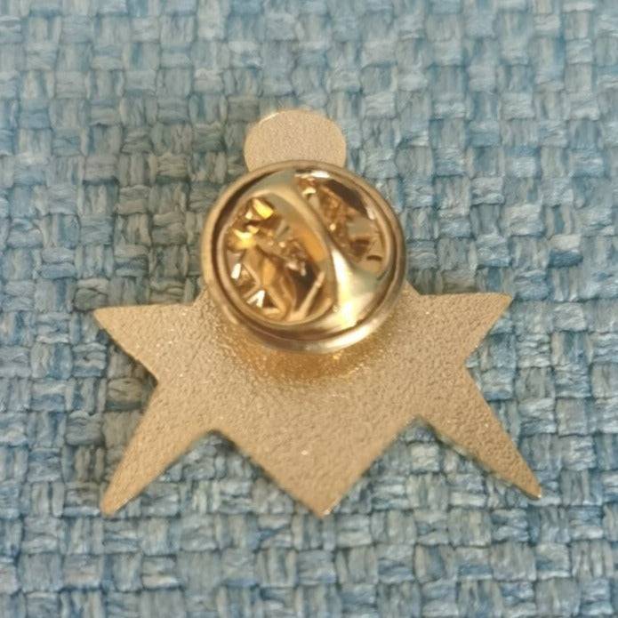 Master Mason Blue Lodge Lapel Pin - Square & Compass Quad - Bricks Masons