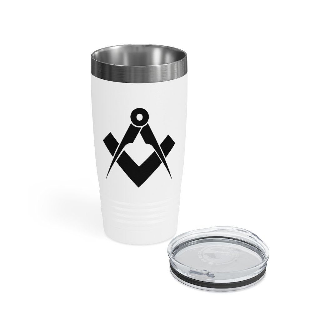 Master Mason Blue Lodge Ringneck Tumbler - Square & Compass - Bricks Masons