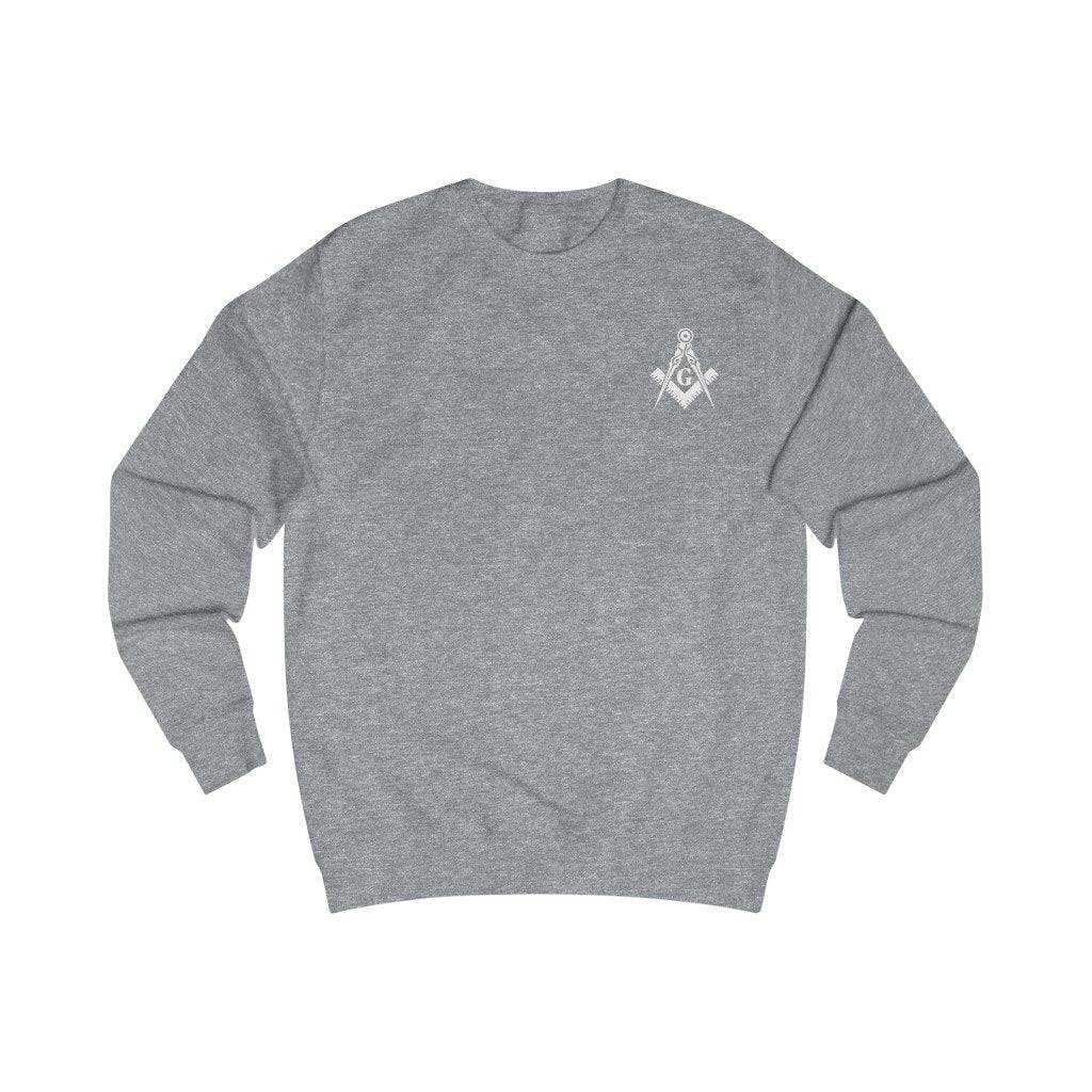 Master Mason Blue Lodge Sweatshirt - Various Colors Square & Compass G - Bricks Masons