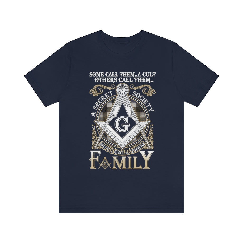 Masonic T-Shirt - I Call Them Family - Bricks Masons