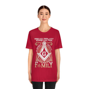 Masonic T-Shirt - I Call Them Family - Bricks Masons