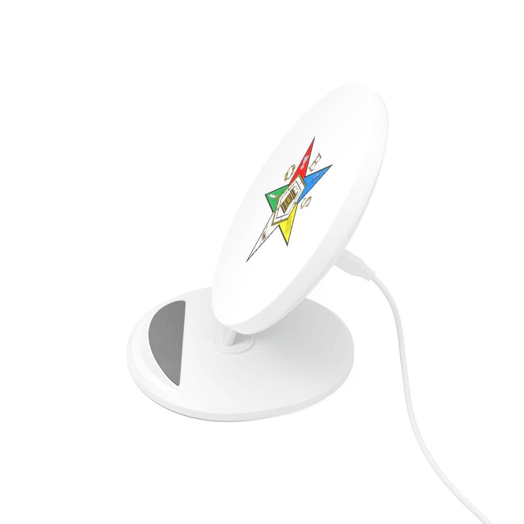 OES Wireless Charger - Colorful 5-Pointed Star - Bricks Masons