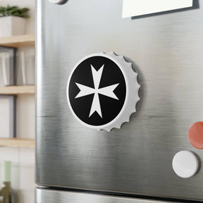 Order Of Malta Bottle Opener - Black & White - Bricks Masons