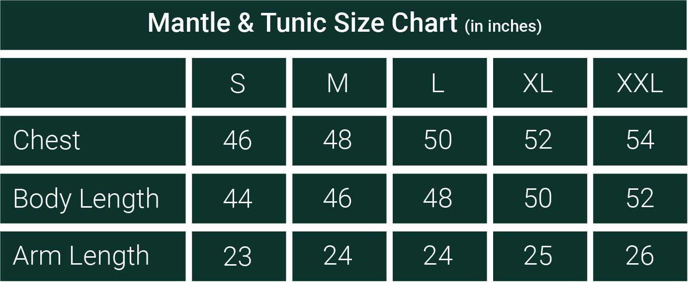 Order of Malta Mantle - Black Cotton & Wool Fabric - Bricks Masons