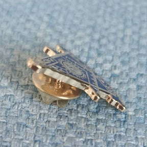 Past Master Blue Lodge Lapel Pin - AF AM - Bricks Masons