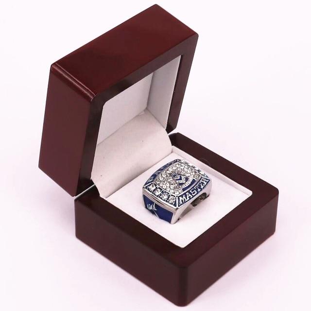 Past Master Blue Lodge Ring - Zirconia with Velvet Box - Bricks Masons