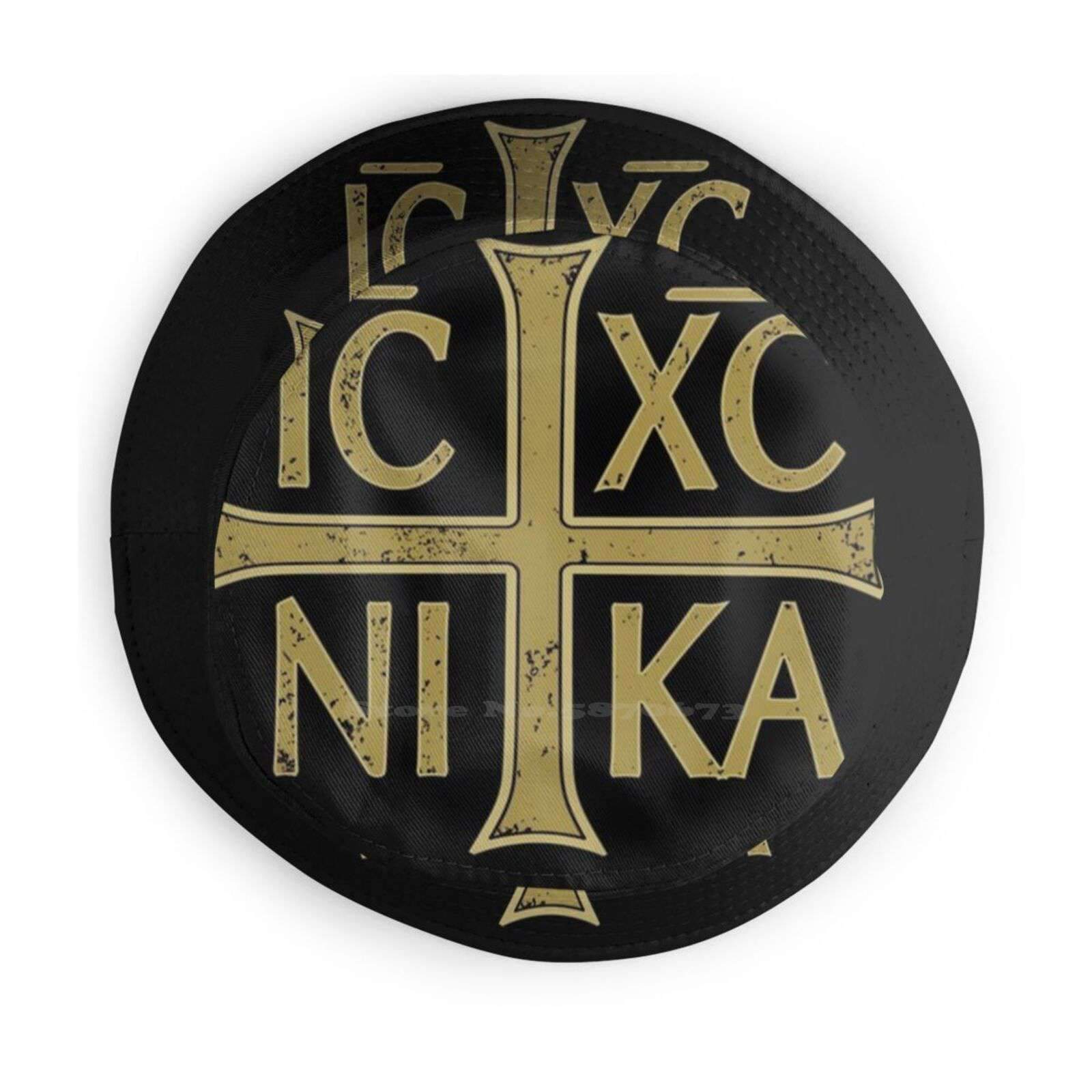 Knights Templar Commandery Bucket Hat - IC XC NI KA Cross