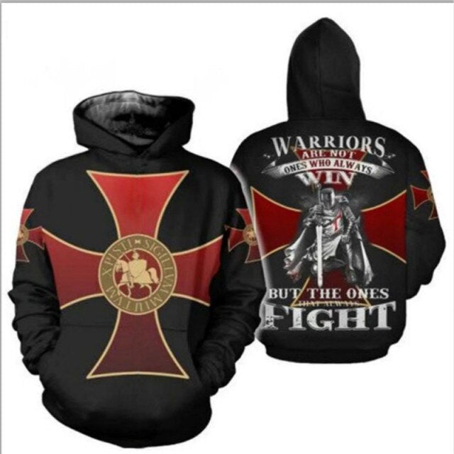 Knights Templar Commandery Hoodie - Medieval - Bricks Masons