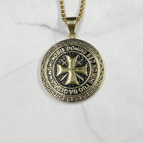 Knights Templar Commandery Necklace - Iron Cross