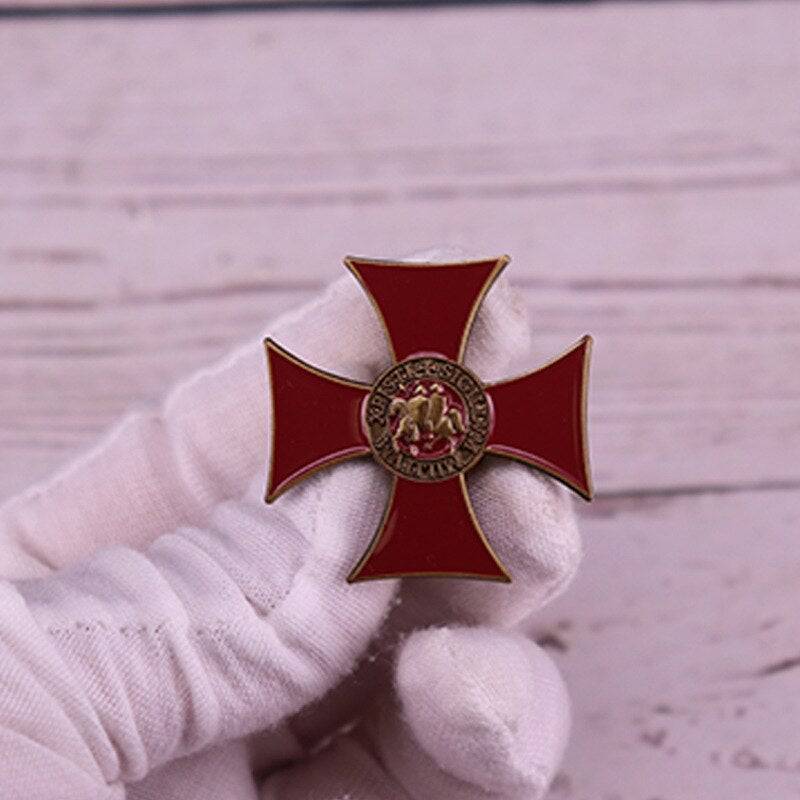 Knights Templar Commandery Lapel Pin - Cross