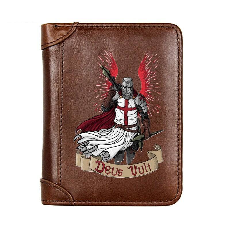 Knights Templar Commandery Wallet - (Brown/Black/Coffee)