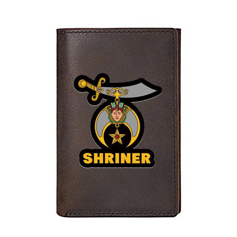 Shriners Wallet - Genuine Leather and Credit Card Holder