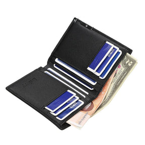 Master Mason Blue Lodge Wallet - Pusong Mason Square and Compass G and Credit Card Holder (Black & Brown)