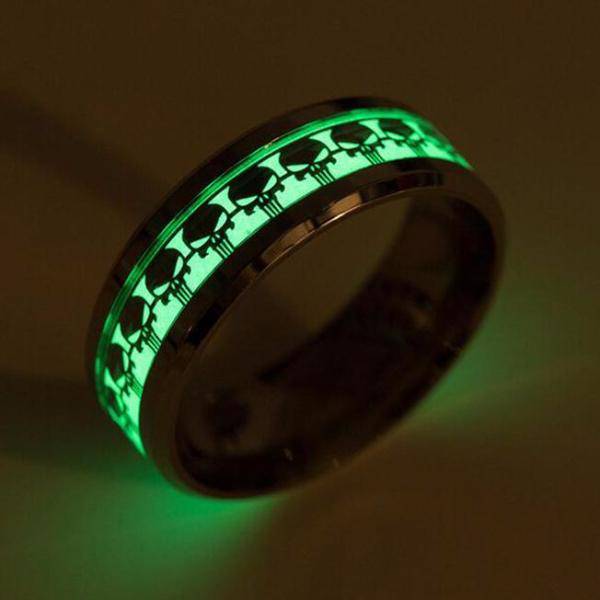 Widows Sons Ring - Lumineux Let There Be Light Biker Skull