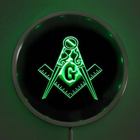 Master Mason Blue Lodge LED Sign - MultiColor