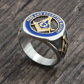 Master Mason Blue Lodge Ring - Free and Accepted Masons