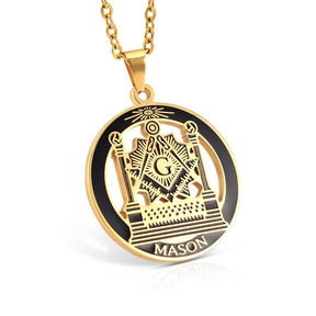 Master Mason Blue Lodge Necklace - Pillars Lodge