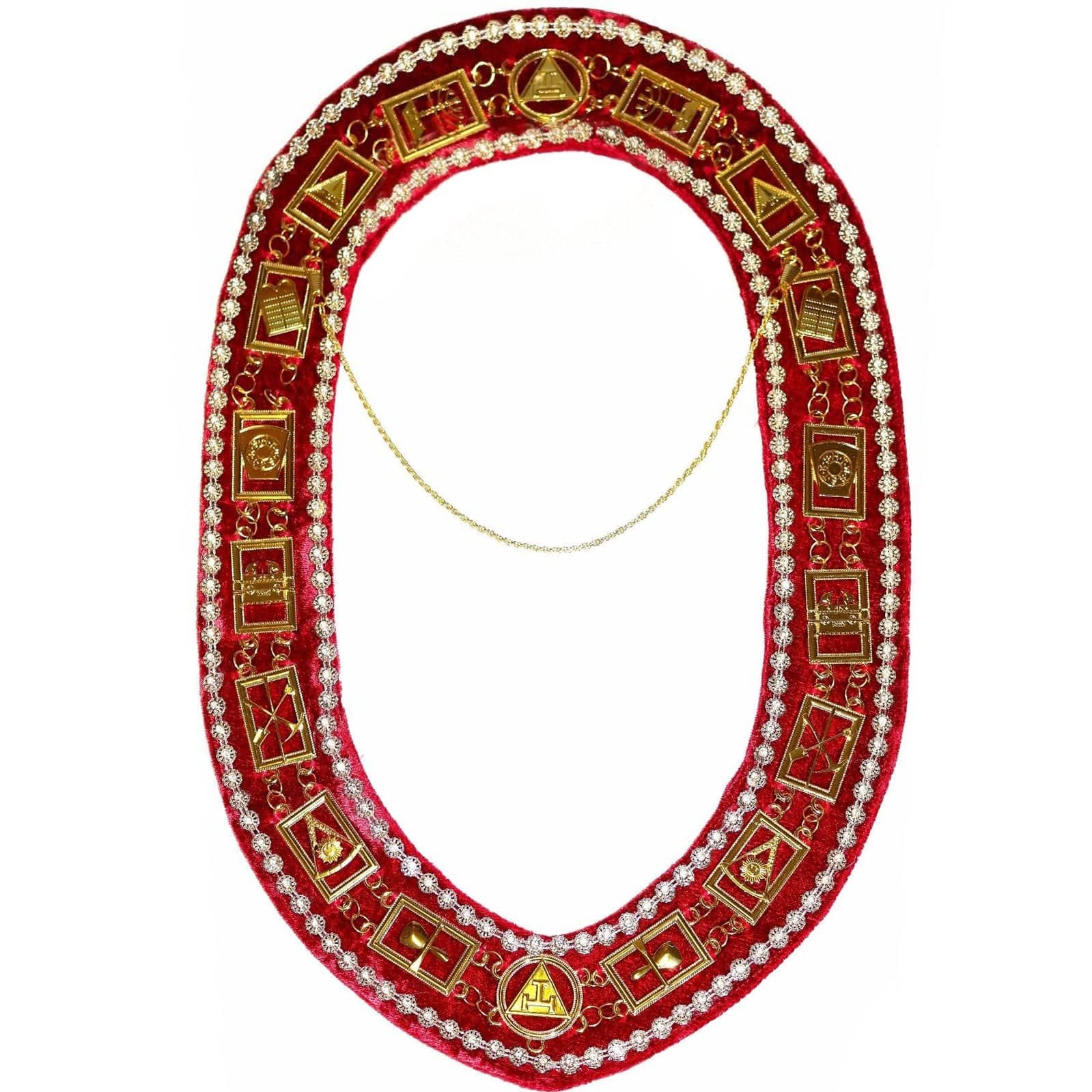 Royal Arch Chapter Chain Collar - Gold Plated - Bricks Masons