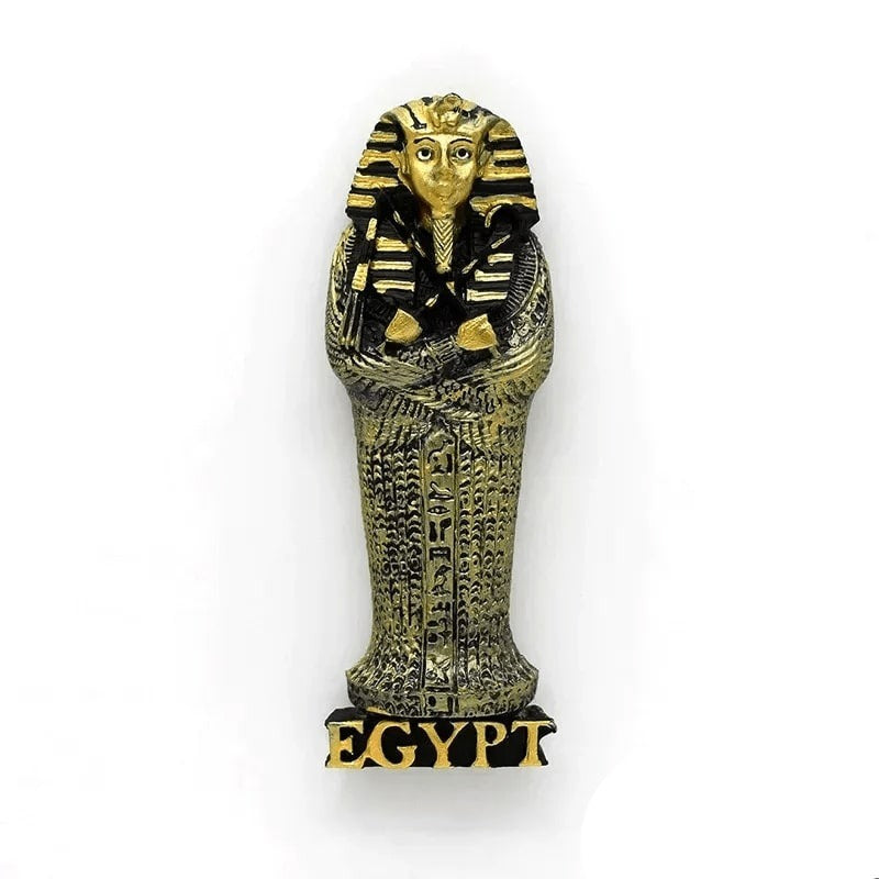 Ancient Egypt Refrigerator Magnet - 3d Mummy - Bricks Masons
