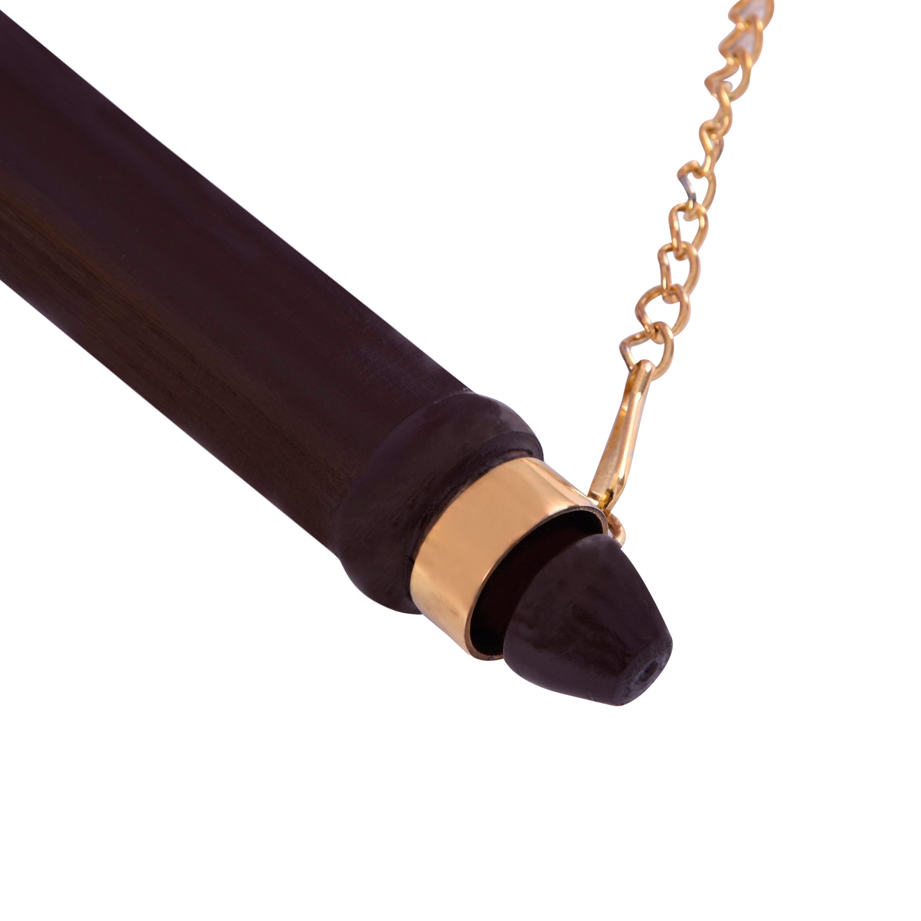 Universal Banner Hanger - Teak Wood With Gold Chains Size Customization - Bricks Masons