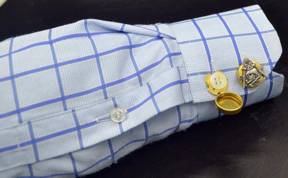 Widows Sons Button Cover - Silver - Bricks Masons