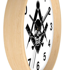 Widows Sons Clock - Wooden Frame - Bricks Masons