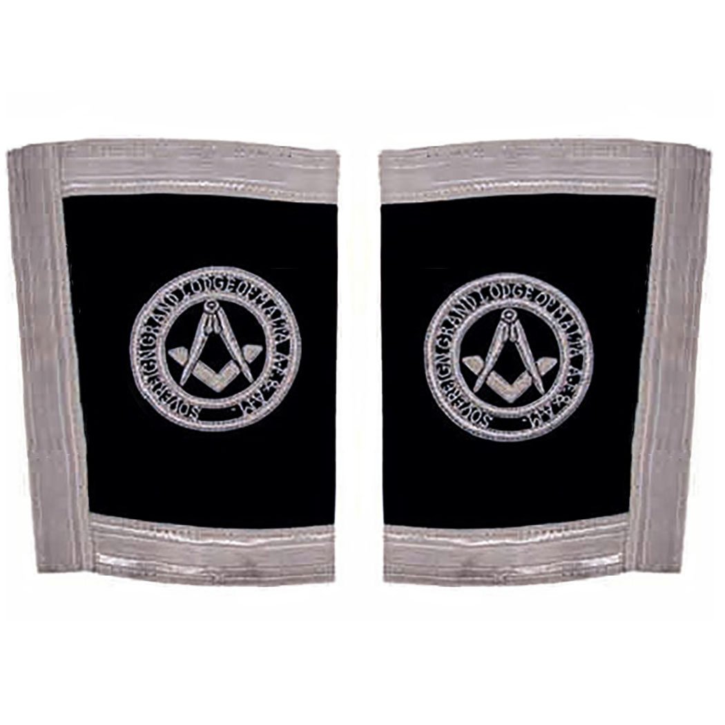 The Sovereign Grand Lodge Of Malta - Officer - SGLOM Gauntlets Cuffs - Bricks Masons
